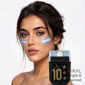 MAQUILLAJE BANDERITA ARGENTINA EN BARRA 6 GR (PACK X 12 UNIDADES)